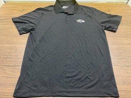 Baltimore Ravens Men’s Black NFL Football Polo Shirt - Nike Golf Dri-Fit - XL - £24.10 GBP