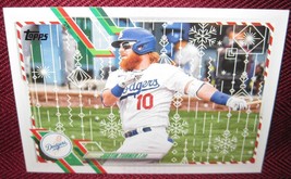 2021 Topps Holiday Metallic #HW82 Justin Turner Los Angeles Dodgers - £3.99 GBP