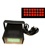 SQUARE STROBE LIGHT W RED LED LIGHTS party lights lamps FLASHING BRIGHT ... - $10.30 CAD