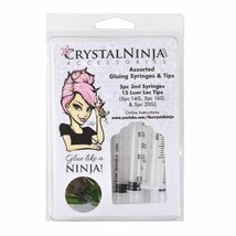 Crystal Ninja 14480872 - Assorted Tips (18G 20G and 25G) 3ml Gluing Syri... - $15.95