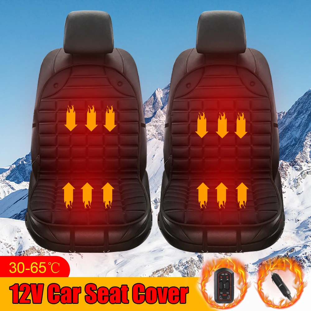 Electric Seat Heater Universal Heating Seat Cushion 12V Winter Household Cushion - £18.08 GBP+