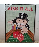 Monopoly Risk It All Limited Edition Art Print &amp; Certificate Of Authenti... - £38.06 GBP