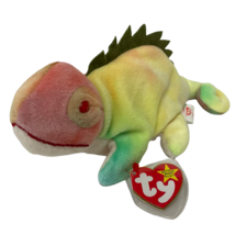 Ty Beanie Baby Iggy The Iguana Regular Size Vintage 1997 Retired Excellent - £10.74 GBP