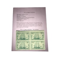 Vintage 1947 $.3 U.S. Frigate Constitution  - £18.24 GBP