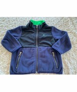 Carters Boys Navy Blue Black Fleece Winter Snow Jacket Zipper Pockets 18... - $16.63 CAD