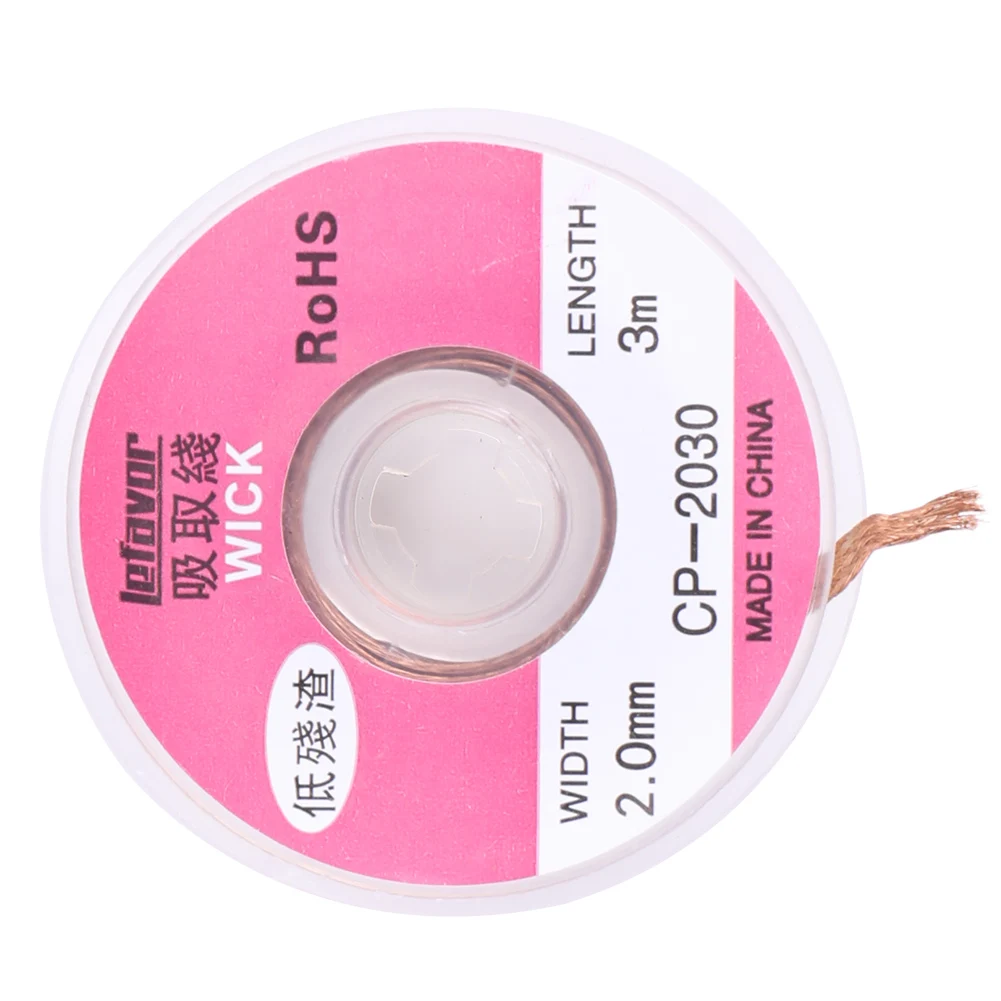 2.5mm 2.0mm 3.0mm 3 meter Desoldering id Welding Solder Remover Wick Wir... - $127.29