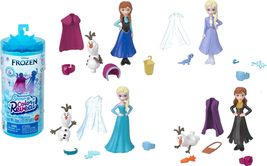 Mattel Disney Frozen Small Doll Snow Color Reveal with 6 Surprises Including 1 C - £7.76 GBP