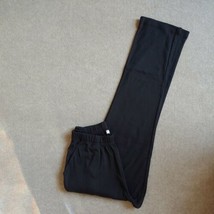 Woman Within Sweatpants Womens Sz S 12 Tall Black Straight Leg Elastic WaistNWOT - £17.40 GBP
