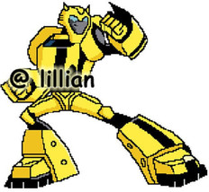 *Transformers Bumblebee* Counted Cross Stitch Pattern - £2.34 GBP