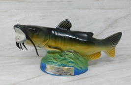 Vintage 1981 Jim Beam Decanter Catfish Fishing Hall of Fame Very Nice Cond. - $89.50