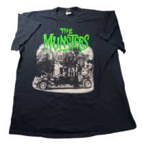 The Munsters Universal 2010 Y2K Rock Rebel Graphic Black Tshirt XL Halloween - £15.91 GBP