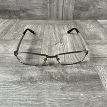 OGA Morel Eyeglasses Frames Only 74110 GN023 Dark Gray Plastic Metal France - £18.14 GBP