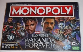 Monopoly Marvel Studios&#39; Black Panther: Wakanda Forever Edition Board Ga... - $18.66