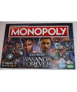 Monopoly Marvel Studios&#39; Black Panther: Wakanda Forever Edition Board Ga... - $18.66