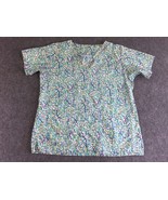 Cottonality Natural Comfort Womens Medical Scrub V Neck Short Sleeve Siz... - €7,52 EUR