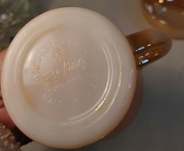 Fire King Peach Luster Trio Coffee Mug, Bowl and Saucer image 6