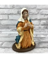 Virgin Mary Nativity Figure Blessed Mother Resin Christmas Holiday Manger - £14.25 GBP
