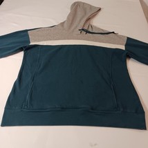 BCG Men's Green & Gray Pullover Long Sleeve Hoodie Sweatshirt Pockets Size XL  image 5