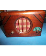 Midget Bank Brand Wooden &quot;Radio&quot; Bank - $746.34 MXN