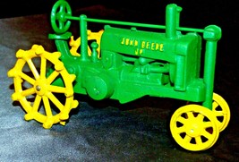 Old Vintage Cast Iron John Deere Tractor AA20-2176c Vintage Collectible - £86.81 GBP