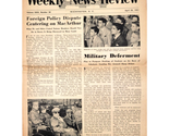 Weekly News Review April 23 1951 Washington D C Newspaper Military Defer... - $8.99