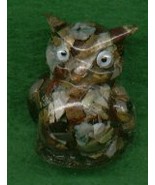 UNIQUE OWL WITH ROCK CHIPS - £6.81 GBP