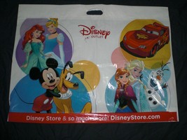 Disney Outlet Mickey Pluto &amp; Others X-Large Plastic Carry Bag 31 1/2&quot; W ... - £11.18 GBP