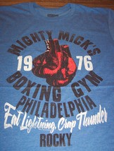Vintage Style Rocky Mighty Mick&#39;s Boxing Gym Philadelphia T-Shirt Medium New - £15.80 GBP
