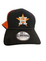Houston Astros New Era Hat Cap Fitted Medium Large 39Thirty MLB Baseball Sticker - £15.71 GBP
