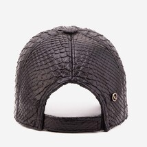 Boss Black Python Leather Cap image 4