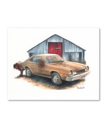 Signed CUJO 1978 Ford Pinto  Poster Print Wall Art 11x14 Unframed - $33.39 CAD