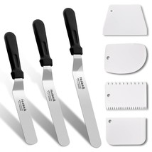 Icing Spatula, 3 Pieces Professional Angled Offset Frosting Spatulas Wit... - $31.99