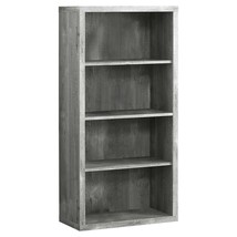 48" Gray Wood Bookcase - $4,870.82 MXN