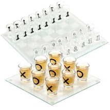 2 Drinking Board Games. Chess and Tic Tac Toe - £50.66 GBP