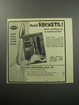 1969 Estes Model Rockets Ad - Been wanting one to build and fly? - £14.87 GBP