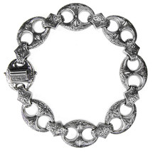 Gerochristo 6267 -  Solid Sterling Silver Medieval Byzantine Bracelet  - £904.41 GBP