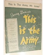 This Is The Army Mr Jones Sheet Music 1942 Irving berlin - £11.68 GBP