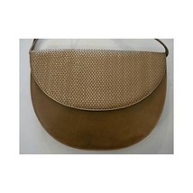Vintage 1960s Moon Clutch -Joseph Made in Italy- Bronzed Olive Clutch Purse - £31.65 GBP