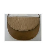 Vintage 1960s Moon Clutch -Joseph Made in Italy- Bronzed Olive Clutch Purse - £30.97 GBP