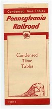 Pennsylvania Railroad Condensed Time Tables April 1955 Form 2 - £9.32 GBP