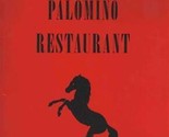 Palomino Restaurant Menu North Swan Road Tucson Arizona Johnny Gekas - £75.85 GBP