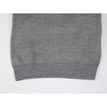 Mens PRINCELY Merinos Wool Sweater Knits Light Weight Polo 1011-40 Gun Metal image 4
