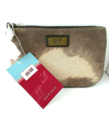 Gigi Hill New Zippered Makeup Cosmetics Bag Pony-Hair Design - $12.17 CAD