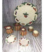 1993 Summco Miniature Mini Decorative Tea Set Autumn Corn Harvest Vegeta... - €8,59 EUR