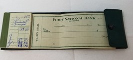 Checkbook Vinyl First National Bank St. Louis with Checks 1946 1st National - £14.61 GBP