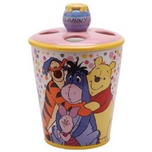 Walt Disney Winnie the Pooh Best Friends Ceramic Toothbrush Holder, NEW UNUSED - £18.98 GBP