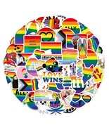 20 Random Gay Pride Stickers LGBTQ+ Decals Laptop Car Decoration Free Sh... - £3.18 GBP