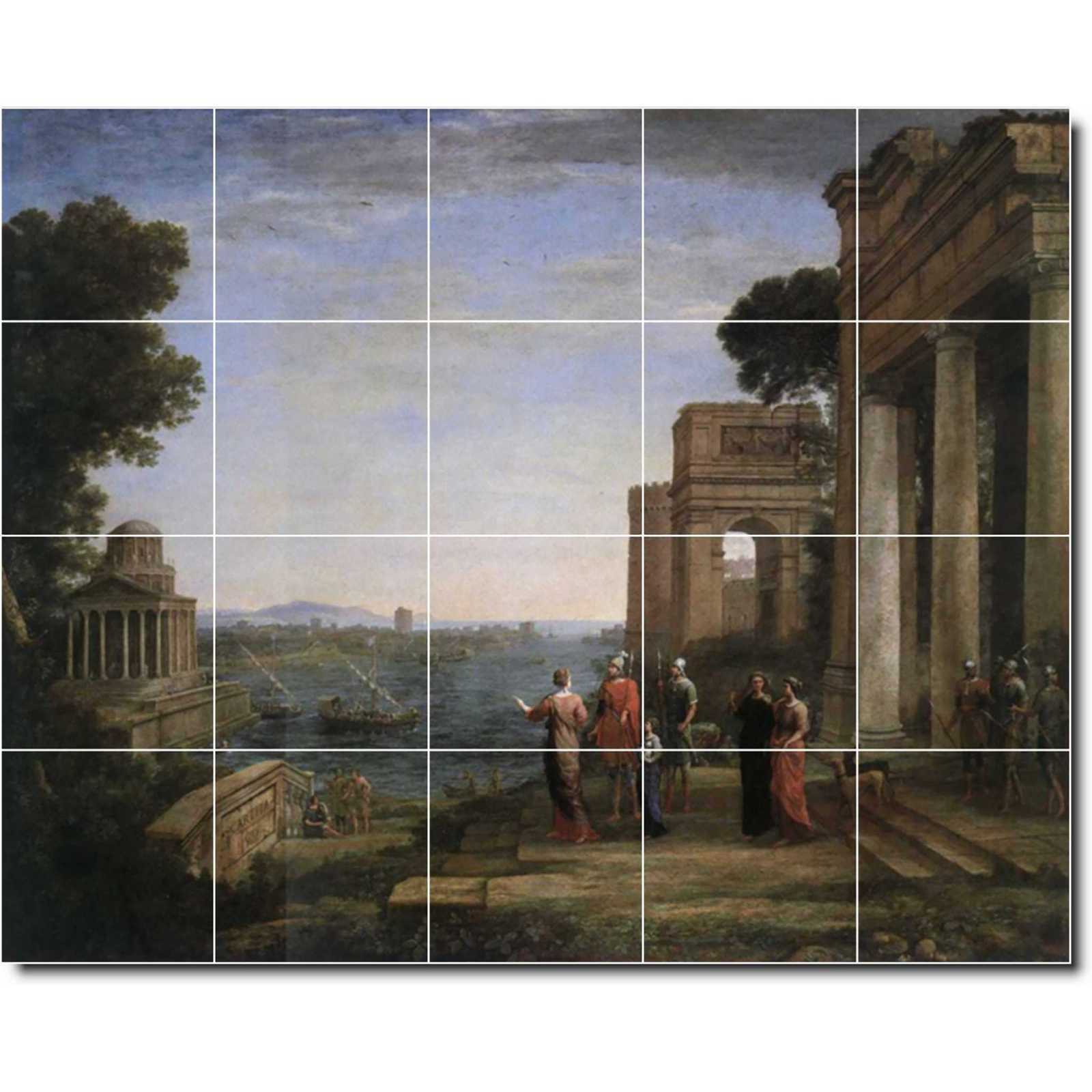 Lorrain claude aeneas farewell to dido in carthago