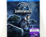 Jurassic World (Blu-ray/DVD, 2015, Widescreen) Like New w/ Slip !    Chr... - $9.48