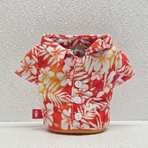 Puffin Drinkwear Floral Orange Hawaiian Drink Can Koozie Holder Insulated - $181.78 MXN